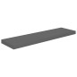vidaXL Estantes flotantes pared 4 uds MDF gris brillo 90x23,5x3,8 cm vidaXL Estantes flotantes pared 4 uds MDF gris brillo 90x23,5x3,8 cm