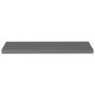 vidaXL Estantes flotantes pared 4 uds MDF gris brillo 90x23,5x3,8 cm vidaXL Estantes flotantes pared 4 uds MDF gris brillo 90x23,5x3,8 cm