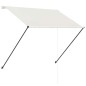 vidaXL Toldo retráctil con LED color crema 150x150 cm vidaXL Toldo retráctil con LED color crema 150x150 cm