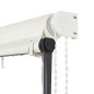 vidaXL Toldo retráctil con LED color crema 150x150 cm vidaXL Toldo retráctil con LED color crema 150x150 cm