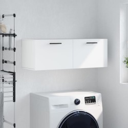 vidaXL Armario de pared madera de ingeniería blanco 100x36,5x35 cm