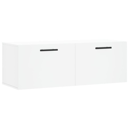 vidaXL Armario de pared madera de ingeniería blanco 100x36,5x35 cm