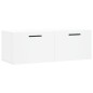 vidaXL Armario de pared madera de ingeniería blanco 100x36,5x35 cm vidaXL Armario de pared madera de ingeniería blanco 100x36,5x35 cm
