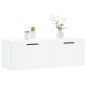 vidaXL Armario de pared madera de ingeniería blanco 100x36,5x35 cm vidaXL Armario de pared madera de ingeniería blanco 100x36,5x35 cm