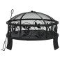 vidaXL Brasero con atizador acero XXL 50 cm vidaXL Brasero con atizador acero XXL 50 cm