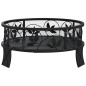 vidaXL Brasero con atizador acero XXL 50 cm vidaXL Brasero con atizador acero XXL 50 cm