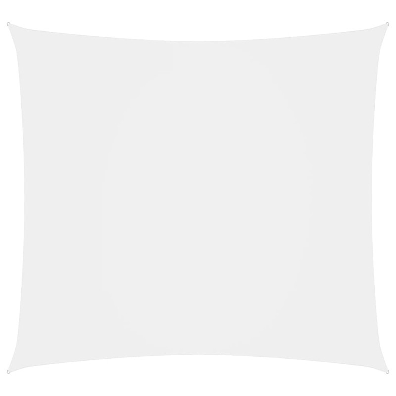 vidaXL Toldo de vela cuadrado tela Oxford blanco 3x3 m