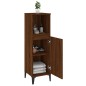 vidaXL Armario de baño madera contrachapada marrón roble 30x30x100 cm vidaXL Armario de baño madera contrachapada marrón roble 30x30x100 cm