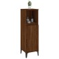 vidaXL Armario de baño madera contrachapada marrón roble 30x30x100 cm vidaXL Armario de baño madera contrachapada marrón roble 30x30x100 cm