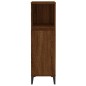 vidaXL Armario de baño madera contrachapada marrón roble 30x30x100 cm vidaXL Armario de baño madera contrachapada marrón roble 30x30x100 cm