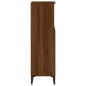 vidaXL Armario de baño madera contrachapada marrón roble 30x30x100 cm vidaXL Armario de baño madera contrachapada marrón roble 30x30x100 cm