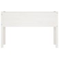 vidaXL Jardineras 2 uds madera maciza de pino blanca 110x31x70 cm vidaXL Jardineras 2 uds madera maciza de pino blanca 110x31x70 cm
