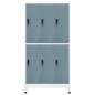 vidaXL Taquilla de acero gris claro y gris oscuro 90x45x180 cm vidaXL Taquilla de acero gris claro y gris oscuro 90x45x180 cm