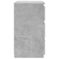vidaXL Mesita de noche madera contrachapada gris hormigón 40x35x62,5cm vidaXL Mesita de noche madera contrachapada gris hormigón 40x35x62,5cm