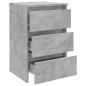 vidaXL Mesita de noche madera contrachapada gris hormigón 40x35x62,5cm vidaXL Mesita de noche madera contrachapada gris hormigón 40x35x62,5cm