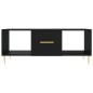 vidaXL Mesa de centro madera contrachapada negro 102x50x40 cm vidaXL Mesa de centro madera contrachapada negro 102x50x40 cm