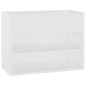 vidaXL Banco zapatero de madera de ingeniería blanco 60x30x45 cm vidaXL Banco zapatero de madera de ingeniería blanco 60x30x45 cm