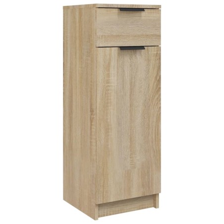 vidaXL Armario de baño madera contrachapada roble Sonoma 32x34x90 cm