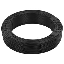 vidaXL Alambre para atar vallas acero gris antracita 250 m 0,9/1,4 mm