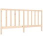 vidaXL Estructura de cama con cabecero madera maciza 200x200 cm