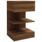 vidaXL Mesita de noche madera contrachapada marrón roble 40x35x65 cm vidaXL Mesita de noche madera contrachapada marrón roble 40x35x65 cm