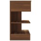 vidaXL Mesita de noche madera contrachapada marrón roble 40x35x65 cm vidaXL Mesita de noche madera contrachapada marrón roble 40x35x65 cm