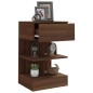 vidaXL Mesita de noche madera contrachapada marrón roble 40x35x65 cm vidaXL Mesita de noche madera contrachapada marrón roble 40x35x65 cm