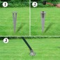 vidaXL Set de euro valla acero verde 10x0,8 m