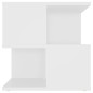 vidaXL Mesa auxiliar de madera contrachapada blanco 40x40x40 cm vidaXL Mesa auxiliar de madera contrachapada blanco 40x40x40 cm