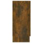 vidaXL Aparador madera contrachapada color roble ahumado 120x30,5x70cm vidaXL Aparador madera contrachapada color roble ahumado 120x30,5x70cm