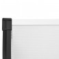 vidaXL Marquesina puerta policarbonato negro y transparente 297,5x90cm vidaXL Marquesina puerta policarbonato negro y transparente 297,5x90cm