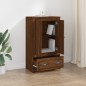 vidaXL Aparador de madera contrachapada marrón roble 60x35,5x103,5 cm vidaXL Aparador de madera contrachapada marrón roble 60x35,5x103,5 cm