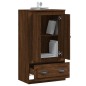 vidaXL Aparador de madera contrachapada marrón roble 60x35,5x103,5 cm vidaXL Aparador de madera contrachapada marrón roble 60x35,5x103,5 cm