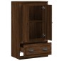 vidaXL Aparador de madera contrachapada marrón roble 60x35,5x103,5 cm vidaXL Aparador de madera contrachapada marrón roble 60x35,5x103,5 cm