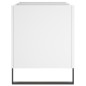 vidaXL Mueble para discos madera contrachapada blanco 74,5x38x48 cm vidaXL Mueble para discos madera contrachapada blanco 74,5x38x48 cm