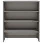 vidaXL Aparador superior HAMAR pino macizo gris claro 90x30x100 cm vidaXL Aparador superior HAMAR pino macizo gris claro 90x30x100 cm
