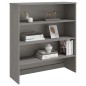vidaXL Aparador superior HAMAR pino macizo gris claro 90x30x100 cm vidaXL Aparador superior HAMAR pino macizo gris claro 90x30x100 cm