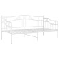 vidaXL Estructura de sofá cama de metal blanco 90x200 cm vidaXL Estructura de sofá cama de metal blanco 90x200 cm