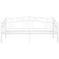 vidaXL Estructura de sofá cama de metal blanco 90x200 cm vidaXL Estructura de sofá cama de metal blanco 90x200 cm