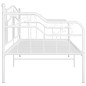 vidaXL Estructura de sofá cama de metal blanco 90x200 cm vidaXL Estructura de sofá cama de metal blanco 90x200 cm