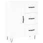 vidaXL Aparador de madera de ingeniería blanco 69,5x34x90 cm
