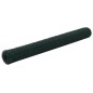 vidaXL Alambrada de gallinero acero revestimiento PVC verde 25x1,2 m vidaXL Alambrada de gallinero acero revestimiento PVC verde 25x1,2 m