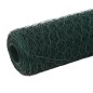 vidaXL Alambrada de gallinero acero revestimiento PVC verde 25x1,2 m vidaXL Alambrada de gallinero acero revestimiento PVC verde 25x1,2 m
