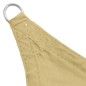 vidaXL Toldo de vela rectangular tela Oxford beige 4x6 m 