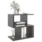 vidaXL Mesitas de noche 2 uds contrachapada gris brillo 50x30x51,5 cm vidaXL Mesitas de noche 2 uds contrachapada gris brillo 50x30x51,5 cm