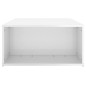vidaXL Mesa de centro madera contrachapada blanco brillante 90x67x33cm vidaXL Mesa de centro madera contrachapada blanco brillante 90x67x33cm