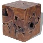 vidaXL Taburete de madera de teca maciza vidaXL Taburete de madera de teca maciza