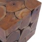 vidaXL Taburete de madera de teca maciza vidaXL Taburete de madera de teca maciza