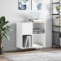 vidaXL Mueble para discos madera contrachapada blanco 84,5x38x89 cm vidaXL Mueble para discos madera contrachapada blanco 84,5x38x89 cm