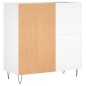 vidaXL Mueble para discos madera contrachapada blanco 84,5x38x89 cm vidaXL Mueble para discos madera contrachapada blanco 84,5x38x89 cm